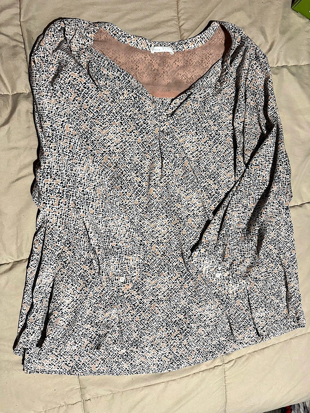 Dalia Printed Blouse size XL
